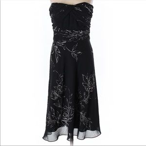 White House Black Market strapless dress